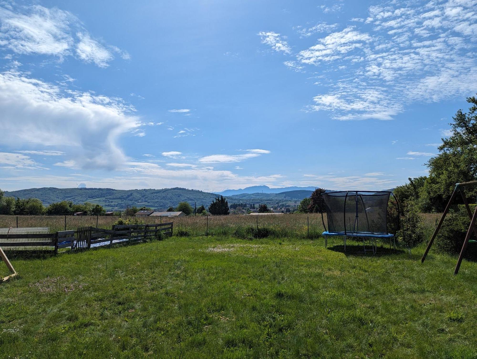 Yourte Atypique Entre Lyon Et Grenoble ! Vue Sur Les Montagnes. Nohant-en-Graçay Buitenkant foto